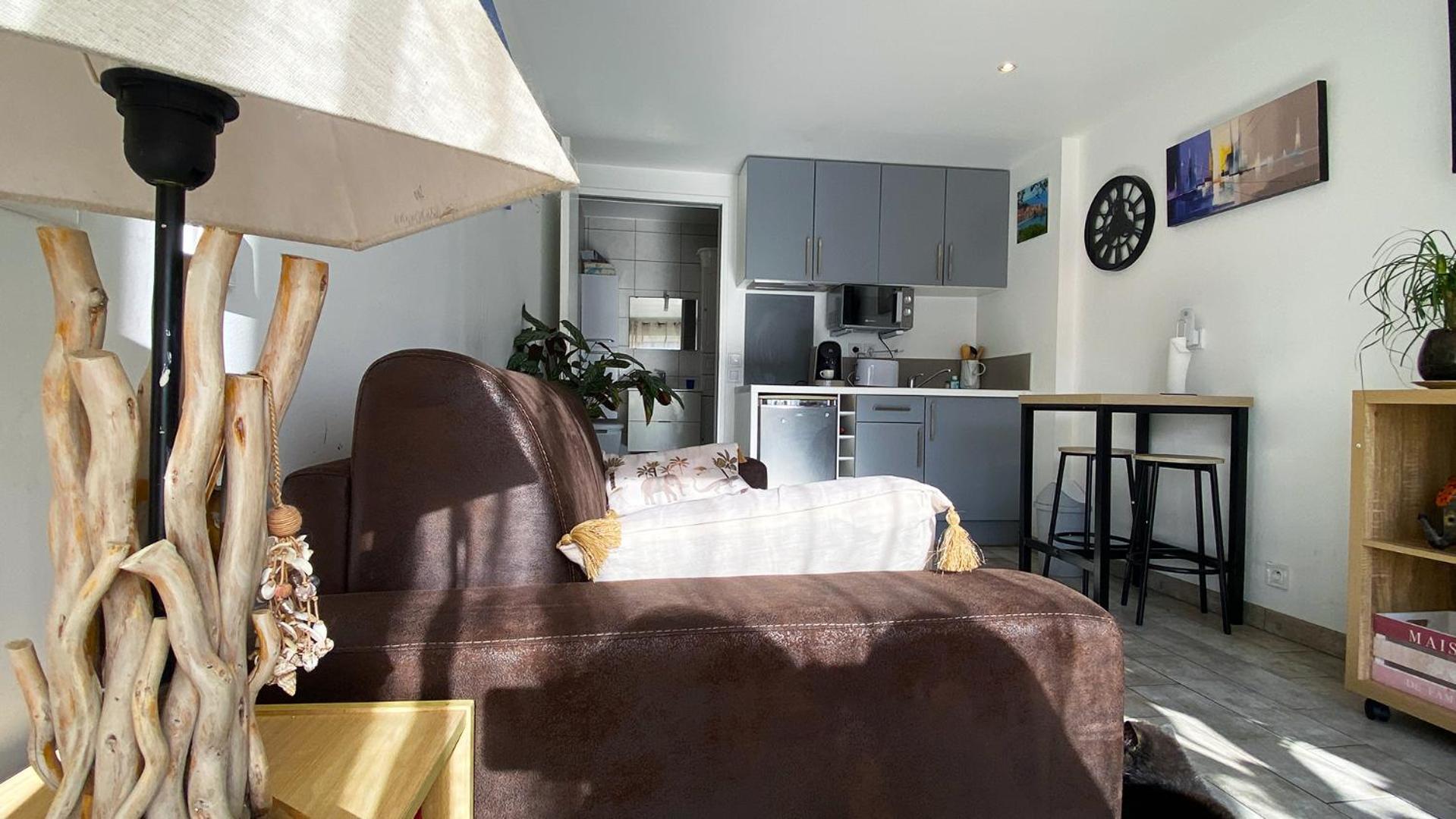 Studio Clair, Climatise Avec Jardin Et Parking Perpiñán Exterior foto